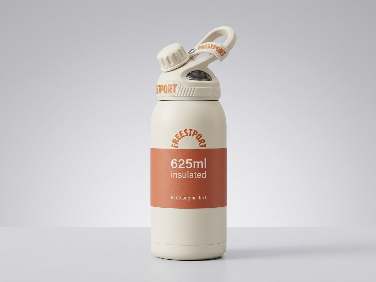 Termo,625ml,con cajita de color,color surtido