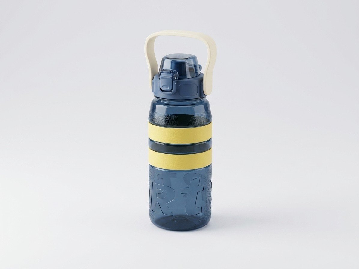 Botella de prastico,800ml,OPP,color surtido