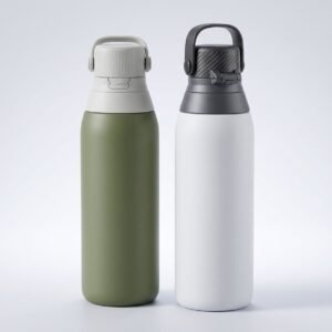 Termos 750ml 2 colores con la cajita blanca interior de acero inoxidable 304