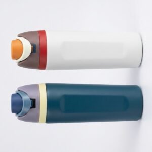 Termos 720ml 2colores con la cajita blanca interior de acero inoxidable 304