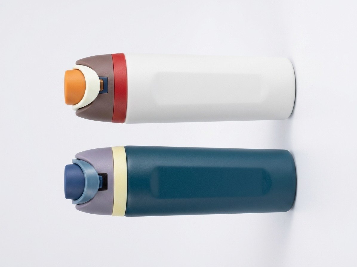 Termos 720ml 2colores con la cajita blanca interior de acero inoxidable 304
