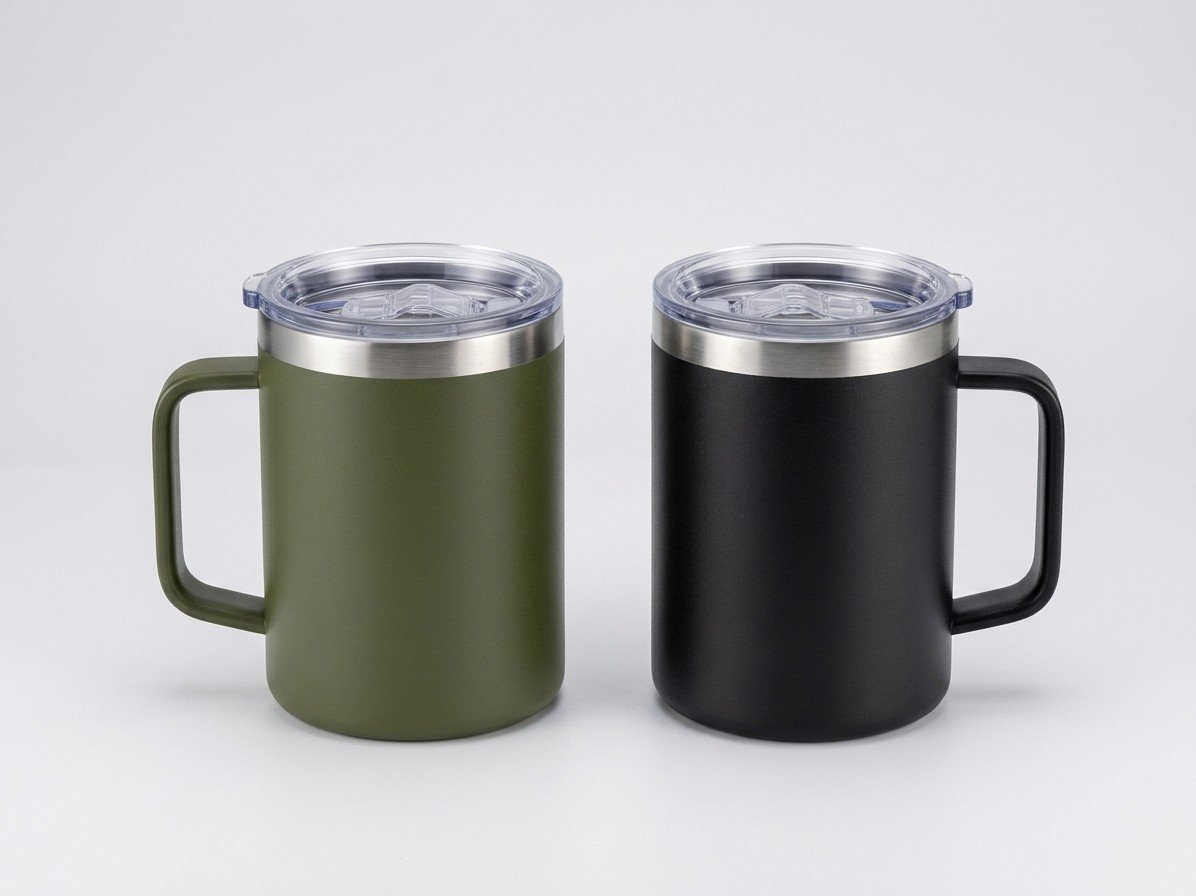 Termos 600ml 2 colores con la caja interior de acero inoxidable 304