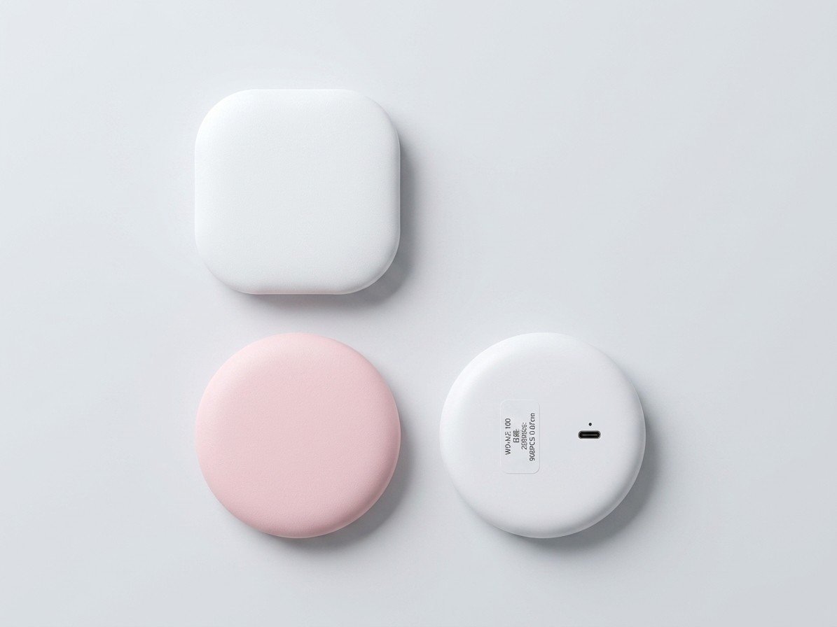 Espejo de maquillaje plegable portátil